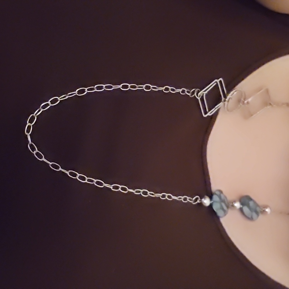 Paparazzi In Anticipation Blue Necklace - Picture 4 of 8